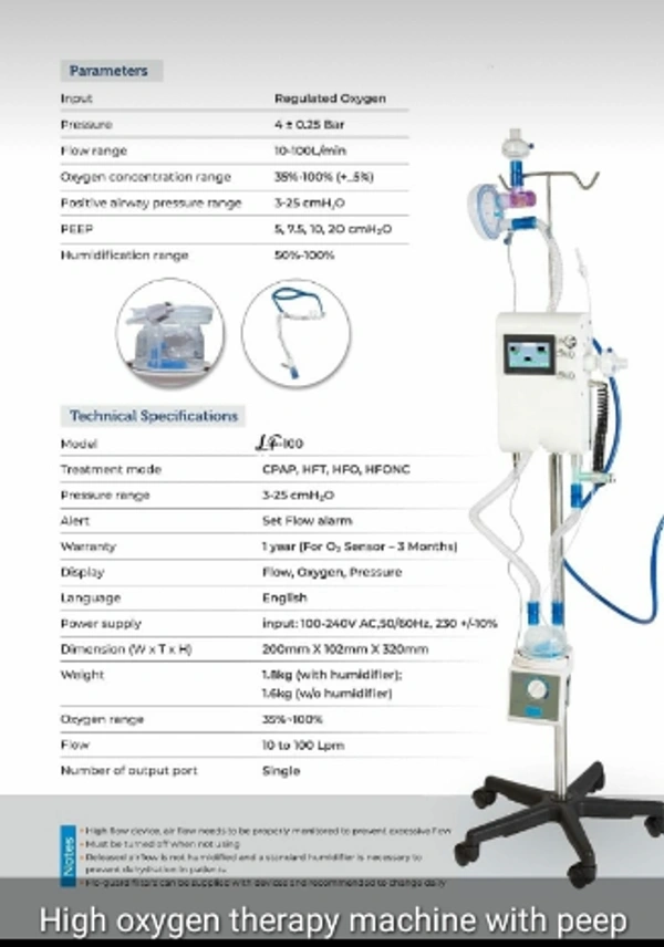Oxygen Therapy Machine with Peep